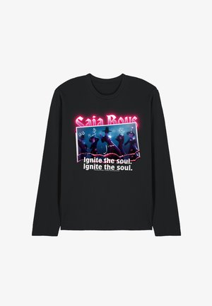 NETFLIX, KPOP DEMON HUNTERS SAJA BOYS BURNING PHOTO - Long sleeved top - black
