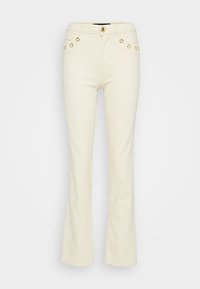 LETIZIA - Jeans straight leg - pale pearl/multi