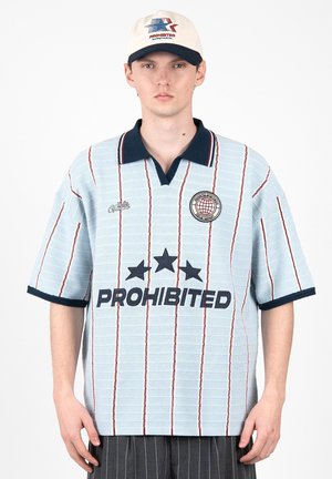 PROHIBITED, UNISEX - Pikeepaita - light blue