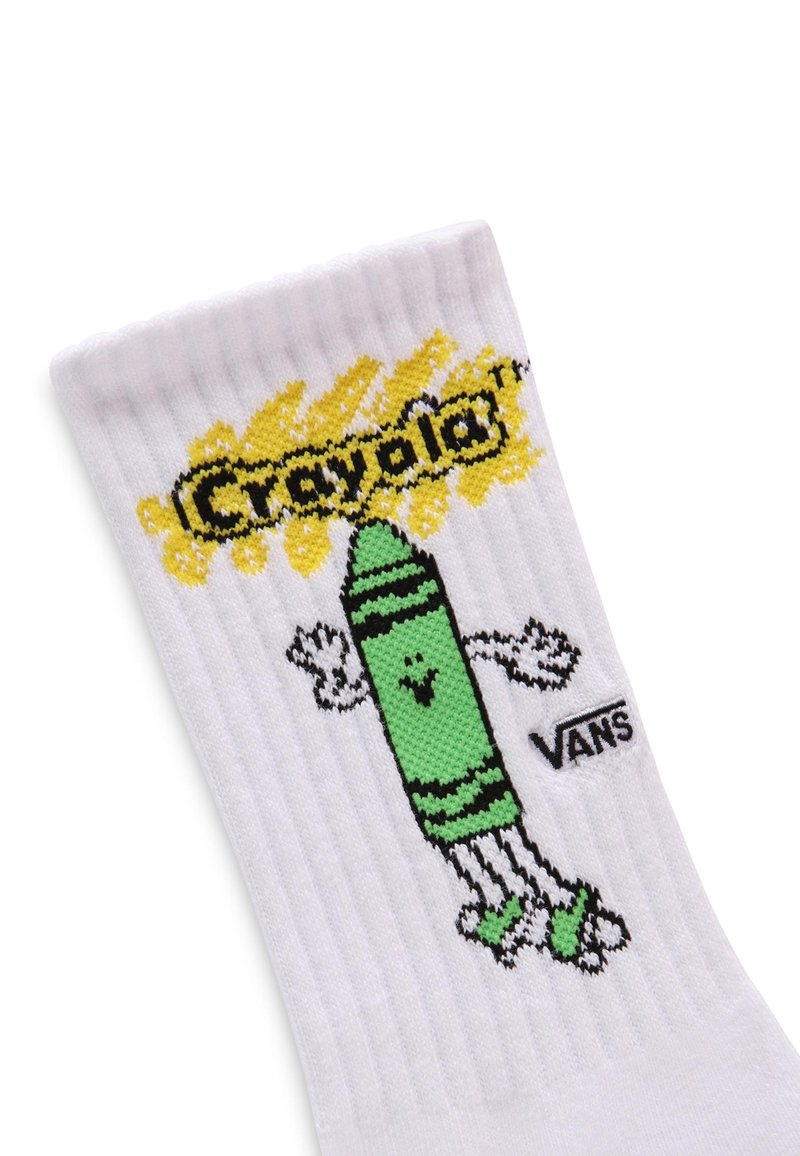 Kinder Socken | Vans VANS X CRAYOLA CREW BOYS (1-6, 1PK) Socken (crayola) white/weiß - LG09363 Kinder Socken | Vans VANS X CRAYOLA CREW BOYS (1-6, 1PK) Socken (crayola) white/weiß - LG09363