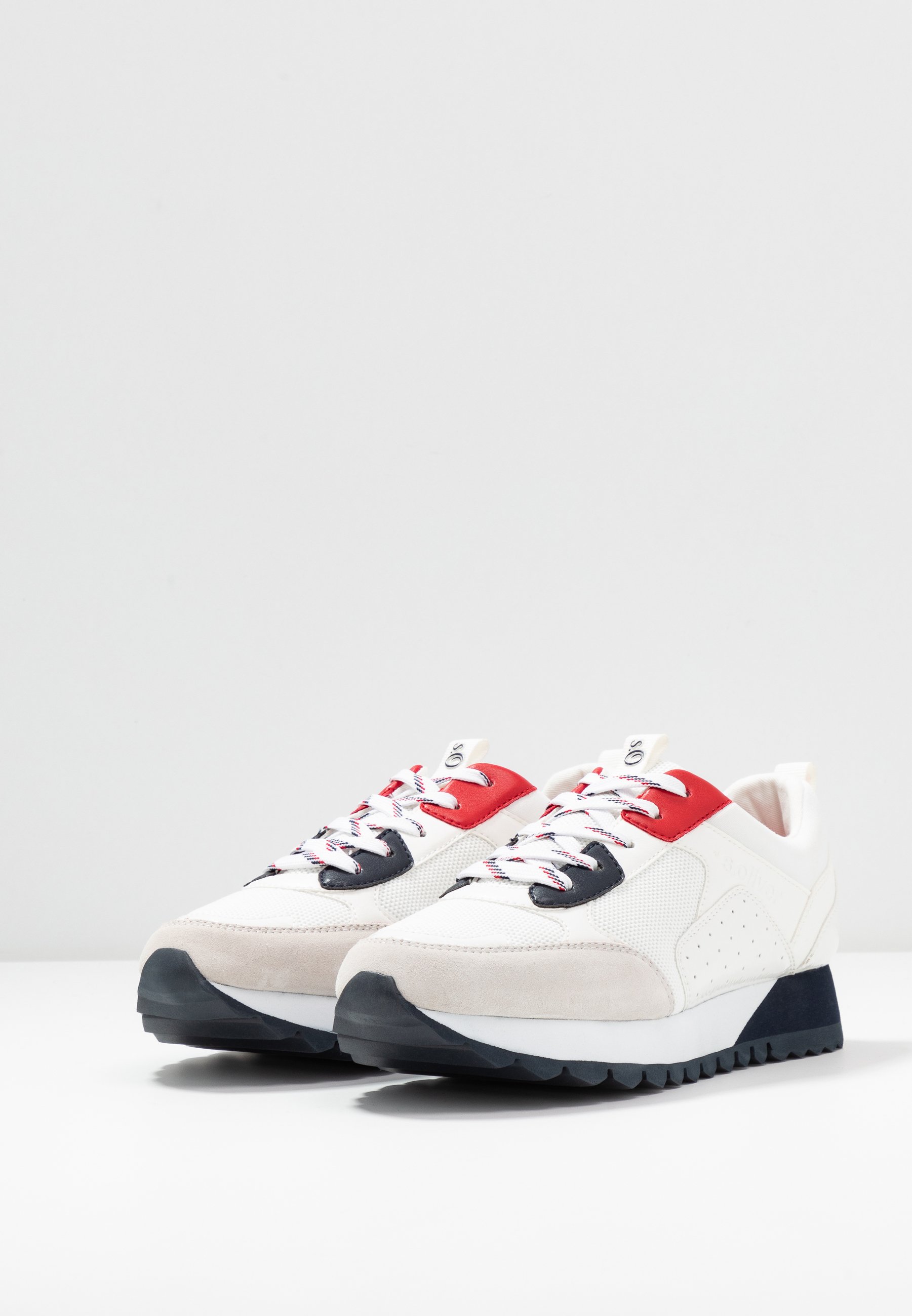 s.Oliver Joggesko white Zalando.no s.Oliver Joggesko whiteyellow Zalando.no