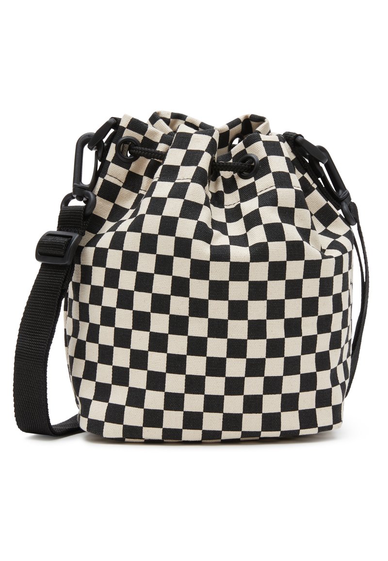 Vans ABD BUCKET BAG Umhängetasche black white/schwarz Zalando