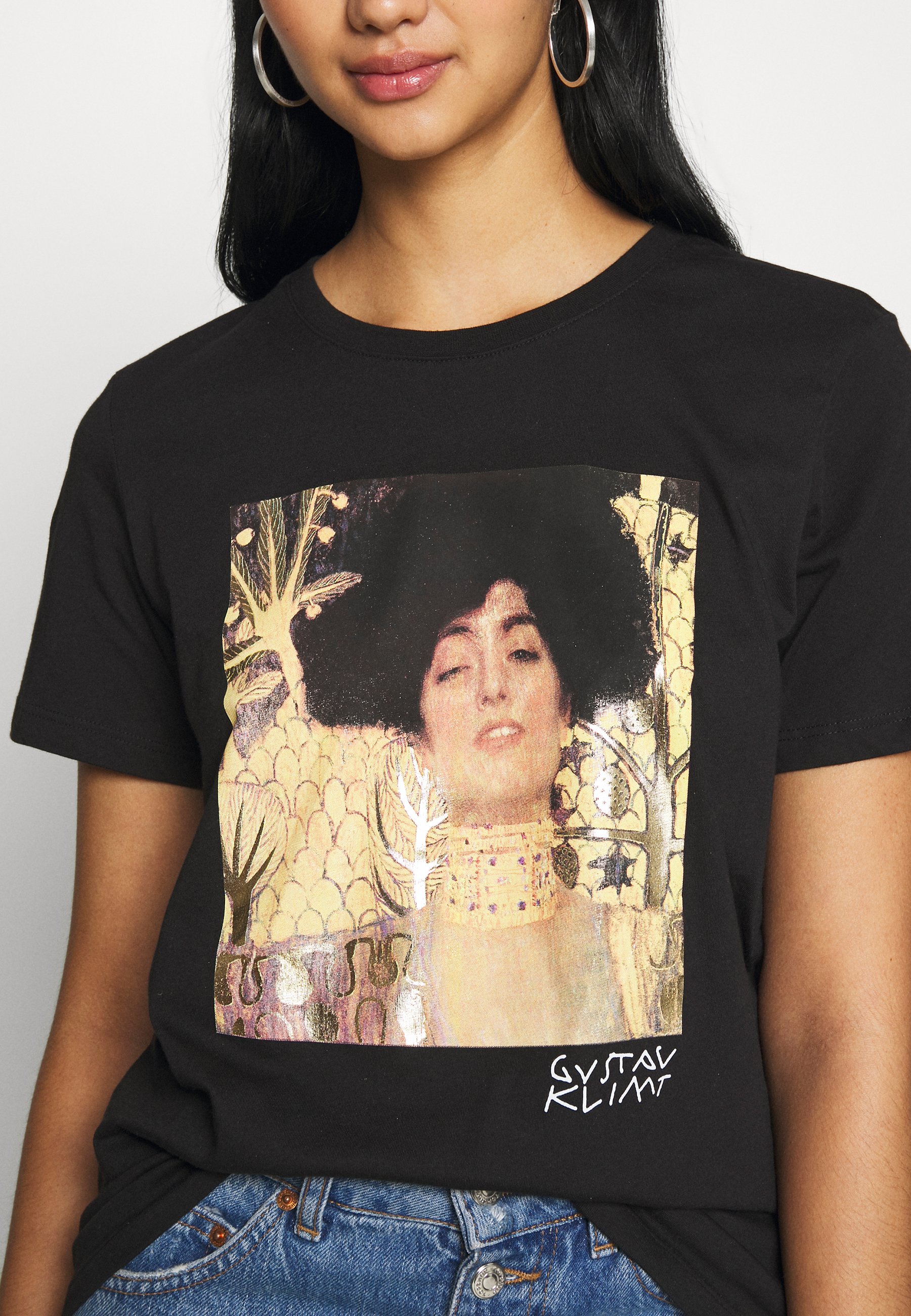 Even&Odd T shirts med print black Zalando.no Even&Odd active T-shirts med print - coral