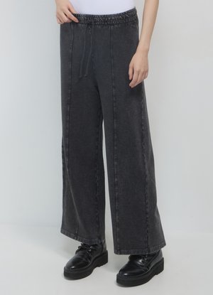Calliope A PALAZZO EFFETTO SLAVATO - Stoffhose - grigio scuro