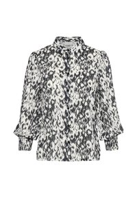 DAGMAR  - Button-down blouse - turtledove   black graphic