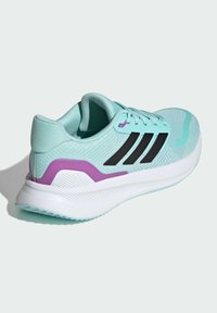 adidas Performance RUNFALCON 5 - Zapatillas running asfalto - semi flash aqua core black cloud white