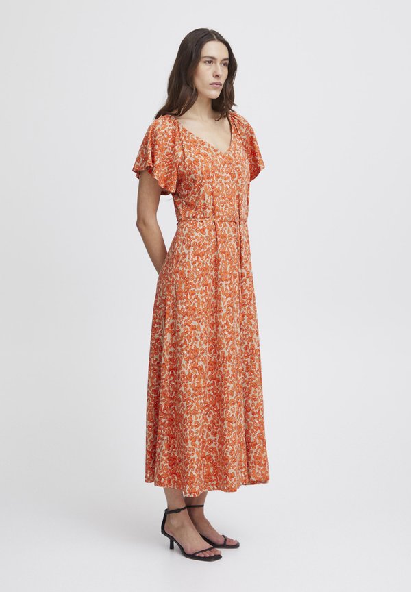 IHAYA - Day dress - coral rose leo aop