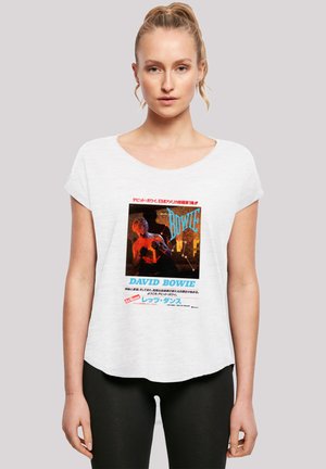 DAVID BOWIE ASIAN POSTER - Print T-shirt - white