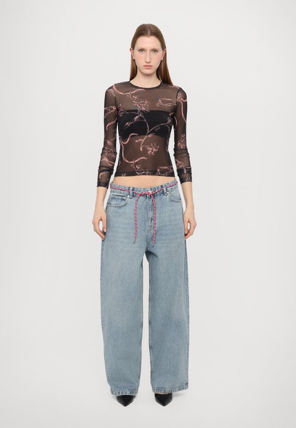 Wide Leg - fantasia blu2