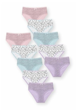 10 PACK KNICKERS  - Fecskék - white pink navy