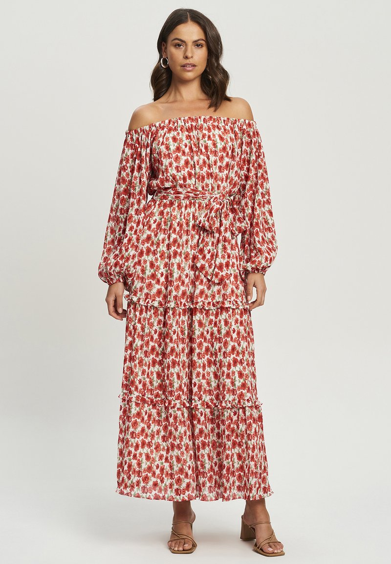 TUSSAH IMMY MIDI Maxi dress plisse blooms/multicoloured Zalando.de