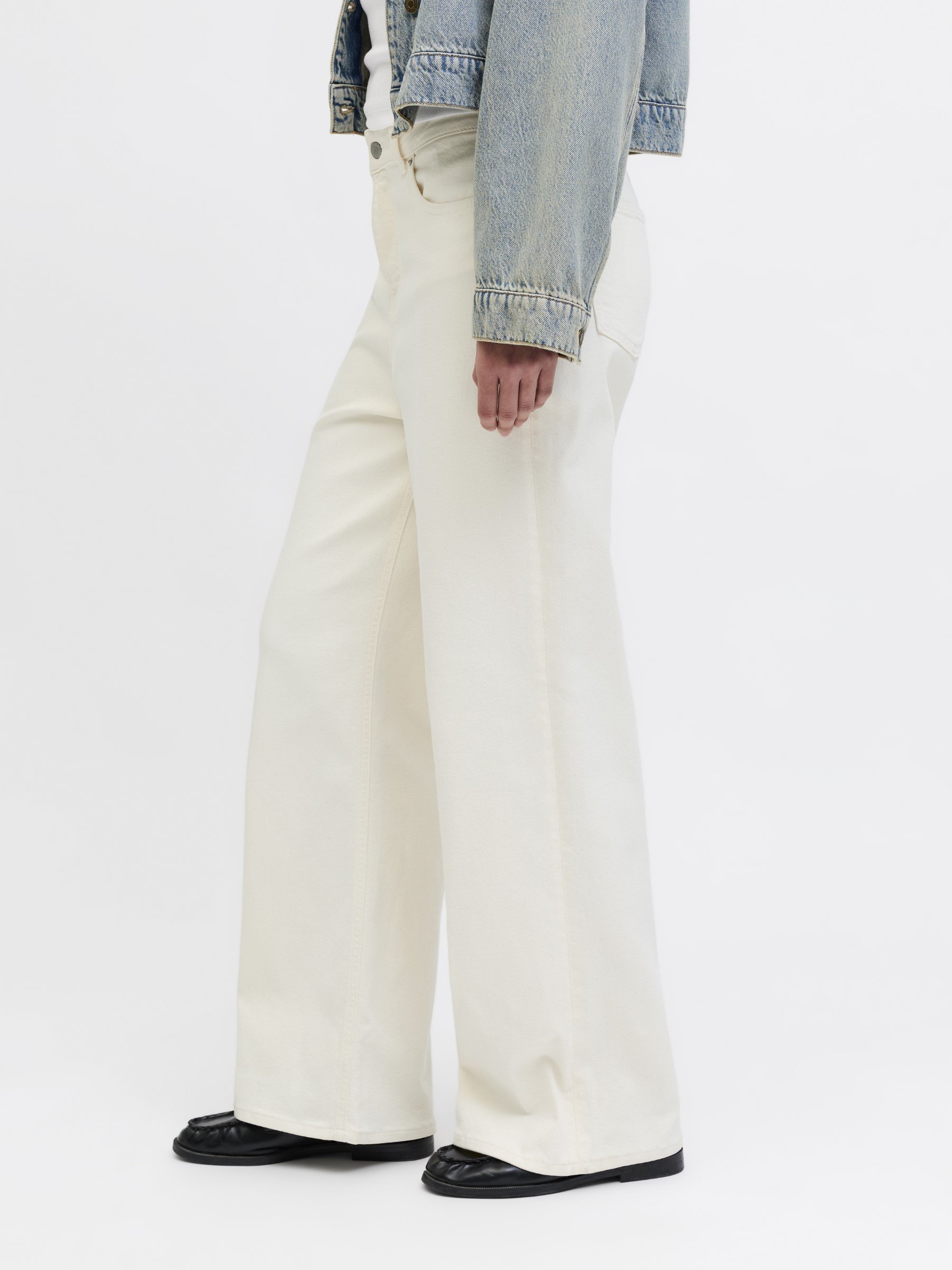 JJXX JXTOKYO WIDE - Wide Leg - white denim - Zalando