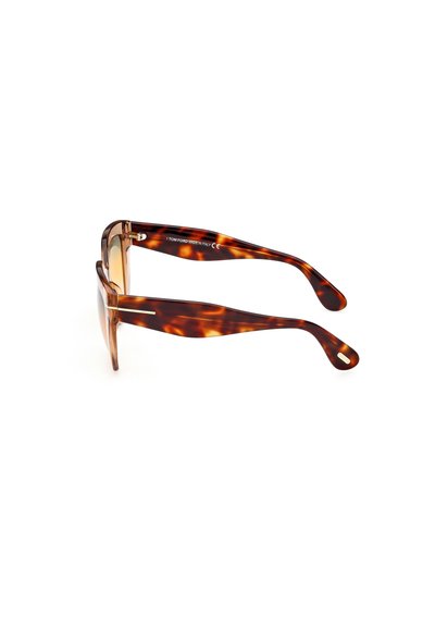 Tom Ford PHOEBE - Aurinkolasit - marrone grigio fumo sfumato