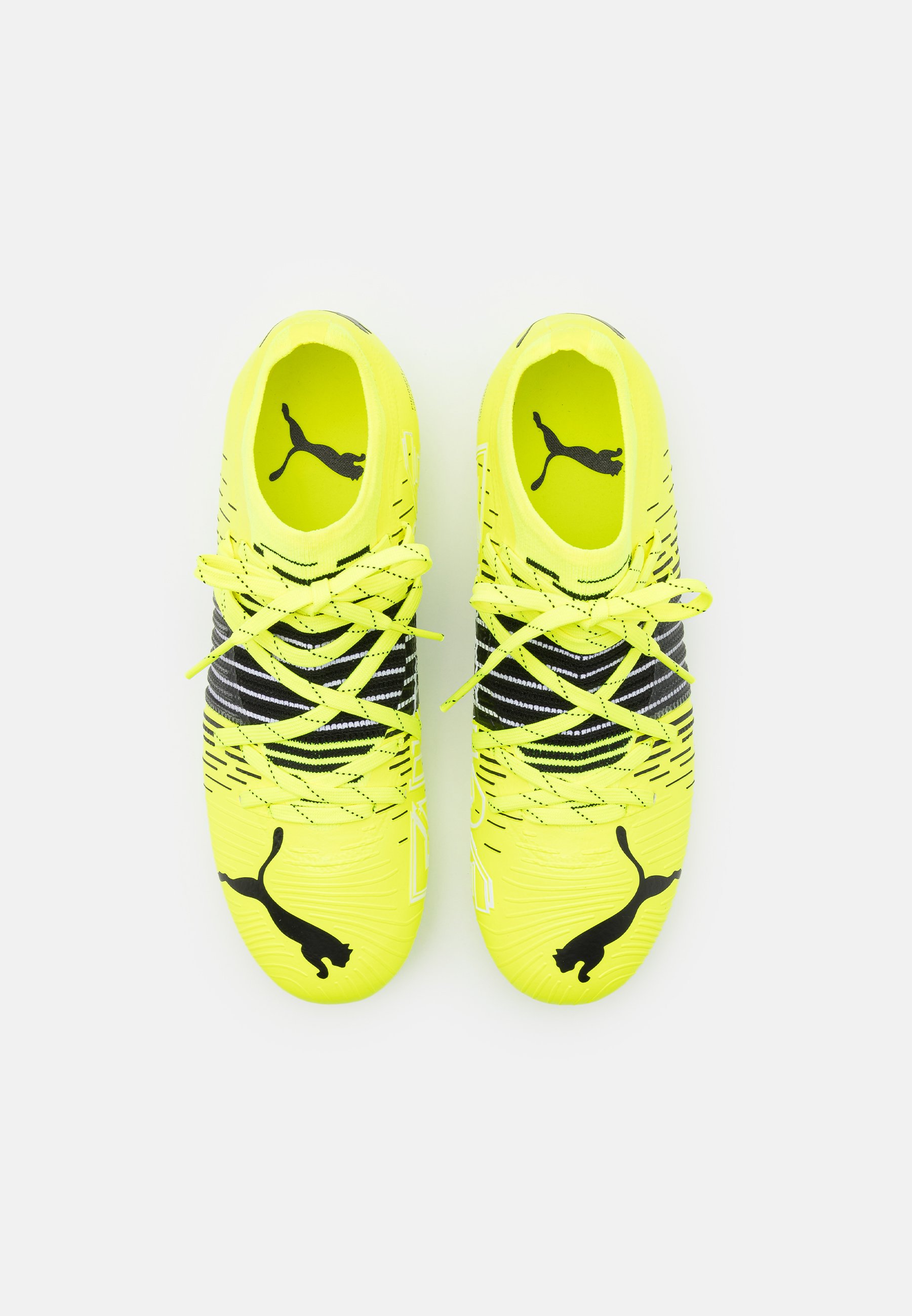 Puma FUTURE 2.1 FG/AG JR - Botas de fútbol con tacos - yellow  alert/black/white/amarillo - Zalando.es