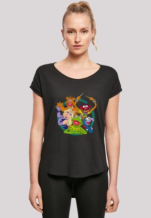 DISNEY DIE MUPPETS GROUP CIRCLE - Print T-shirt - black