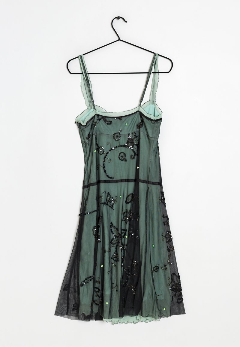 green bcbg cocktail dress BCBG MAXAZRIA Gorgeous Green Satin One Shoulder Cocktail Dress Size 0 Side Pleat
