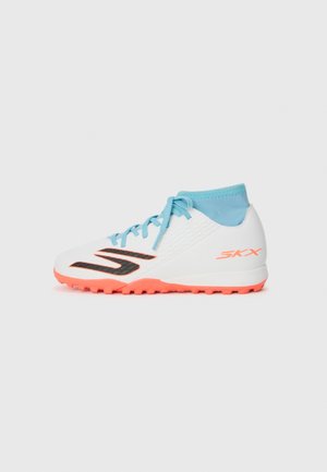 SKECHERS JR YOUTH TF - Sneakers laag - white/turquoise/pink