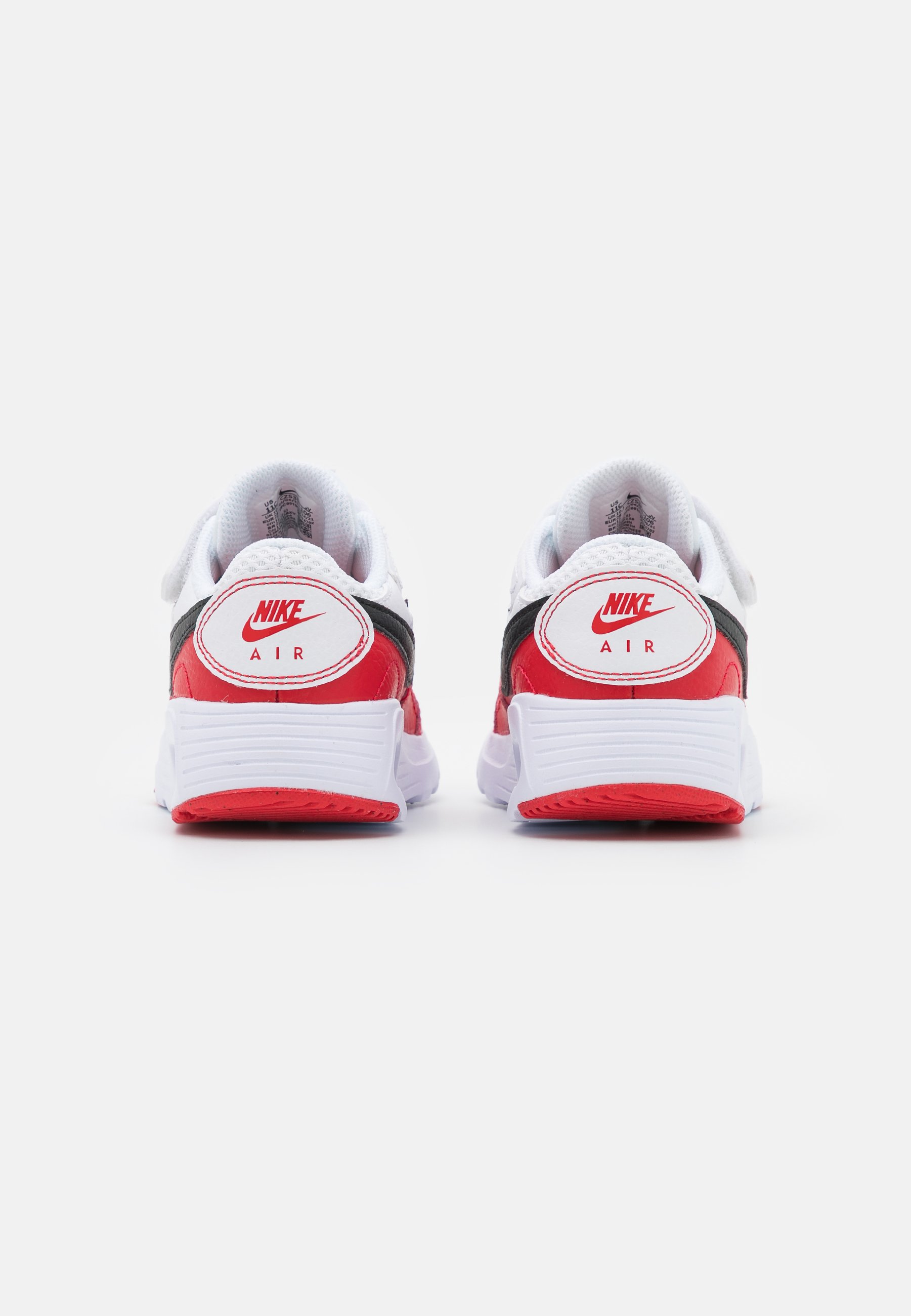 Nike Sportswear AIR MAX SC UNISEX - Sportbačiai - white/black/university  red/balta - Zalando.lt