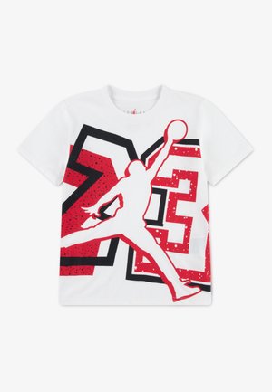 Jordan SPLIT SPLATTER - Potiskana majica - white