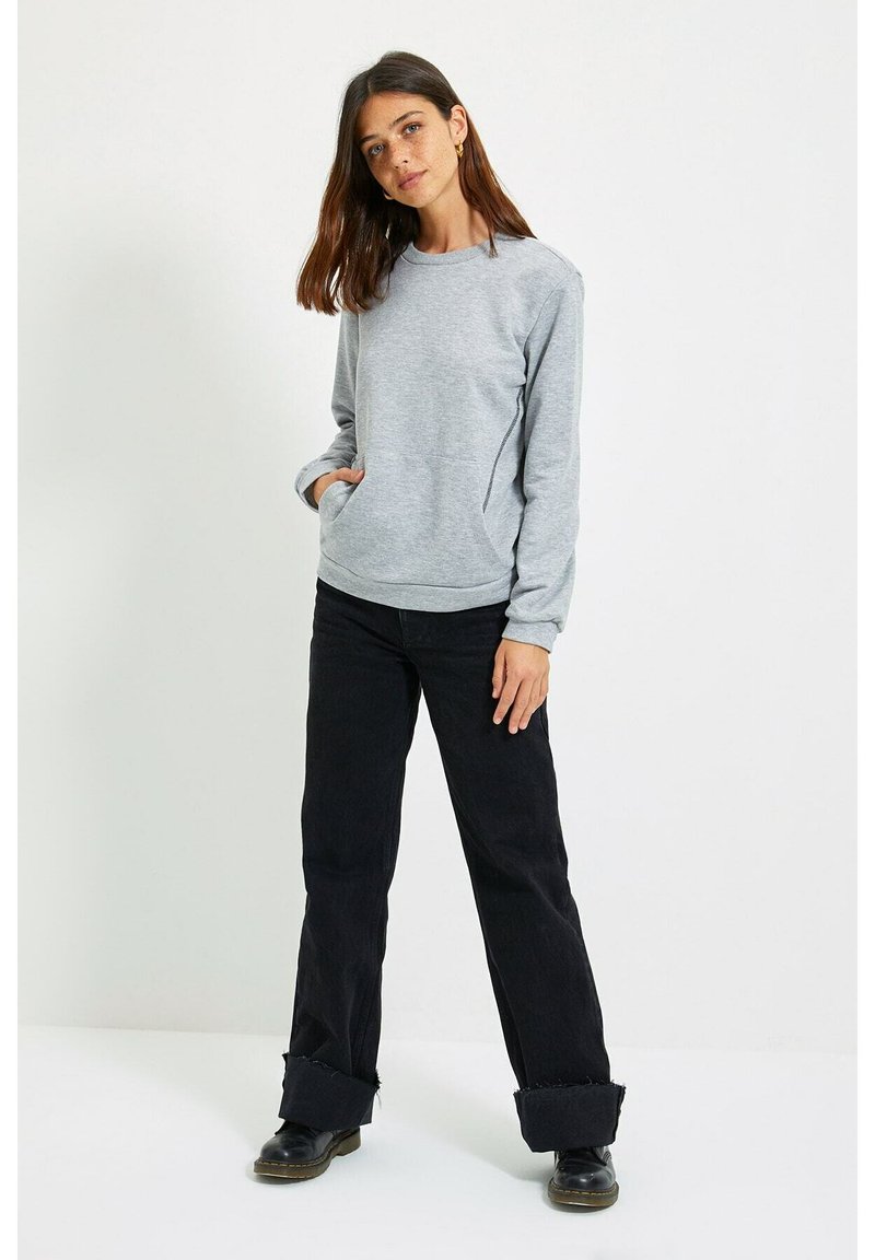 Damen Sweatshirts | Trendyol Sweatshirt grey/grau - GY29899 Damen Sweatshirts | Trendyol Sweatshirt grey/grau - GY29899