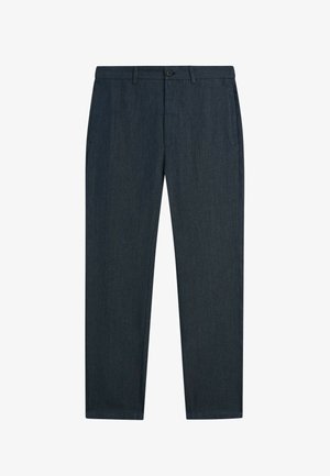 Massimo Dutti, Broek - mottled dark blue
