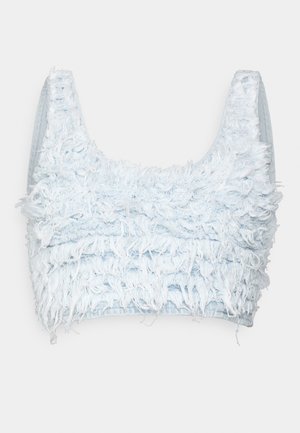 DL1961 TANK - Μπλούζα - denim fur (vintage)