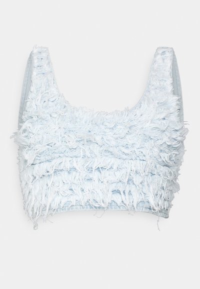 DL1961 TANK  - Μπλούζα - denim fur (vintage)