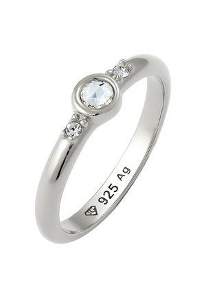 SPARKLING BASIC- MIT KRISTALLEN VON SWAROVSKI® - Ring - silberfarben
