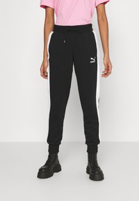 Puma - ICONIC TRACK PANTS - Tréningruha alsók - black Miniatűr kép 1