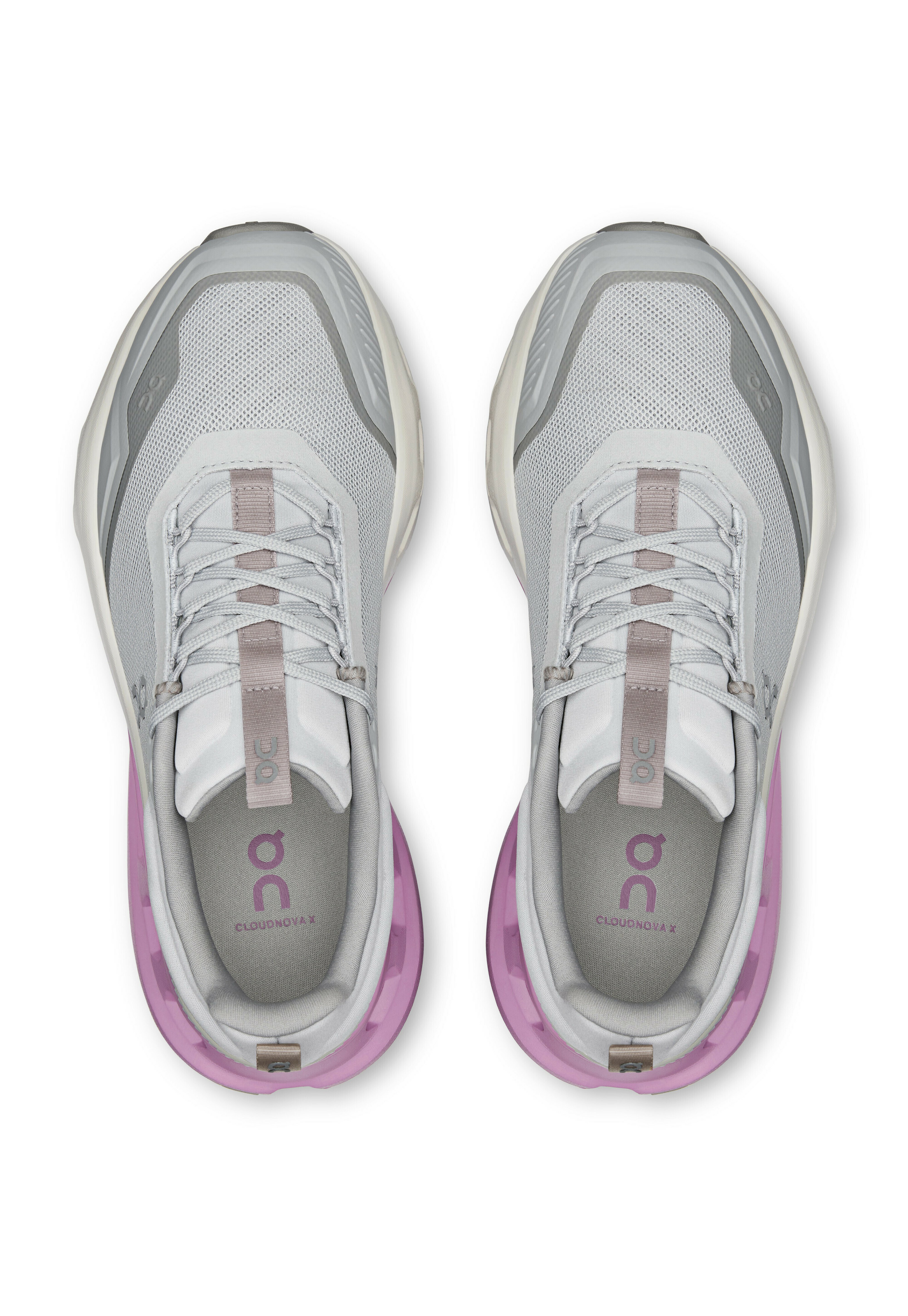 On Cloudstratus スニーカー グレー/ホワイト/ピンク　新品未使用 On CLOUDNOVA X - Training shoe - glacier sakura/grey - Zalando