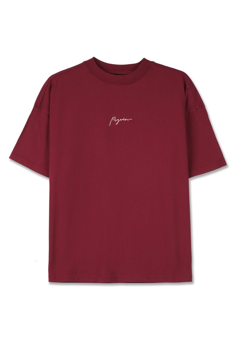 Pegador T-shirt print bordeauxrood