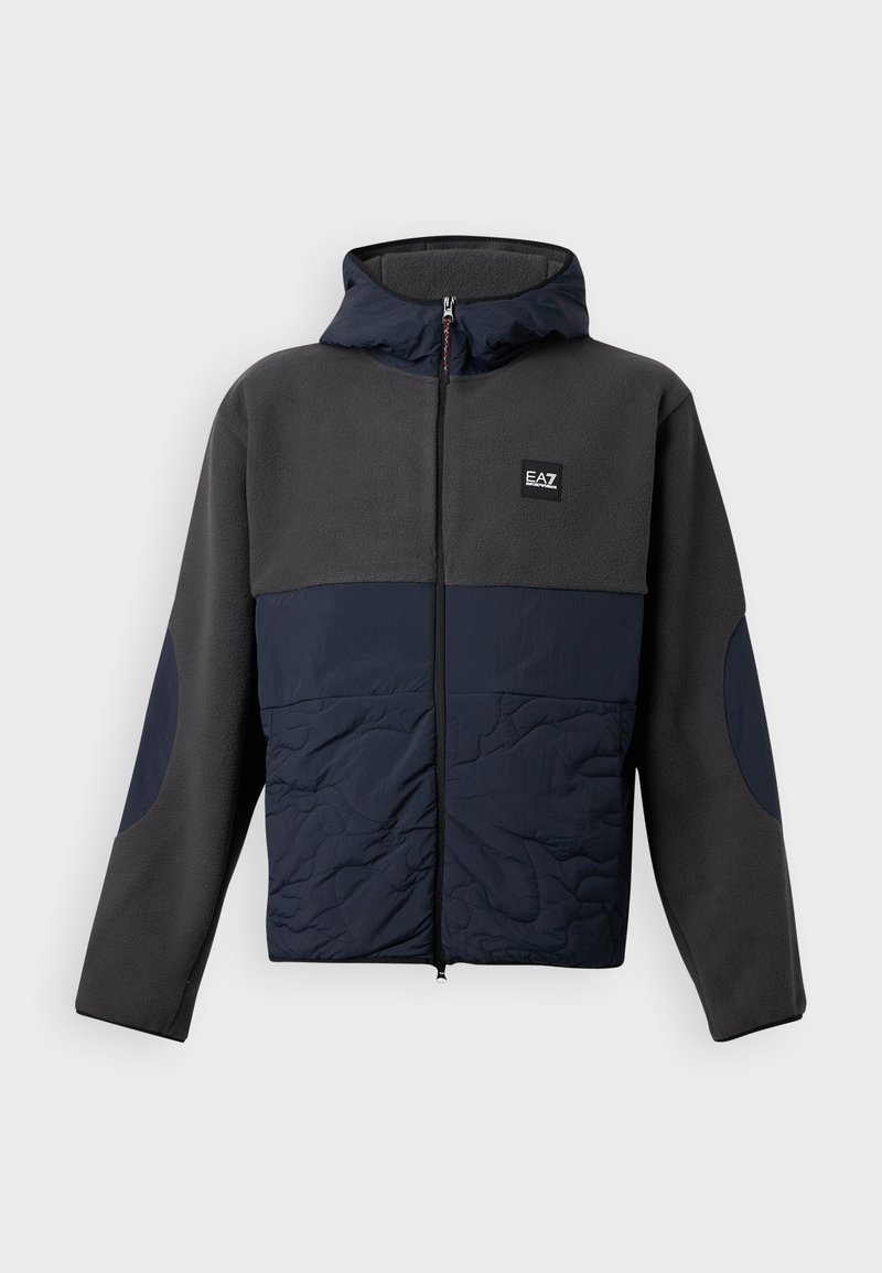 EA7 Emporio Armani Fleecejas donkergrijs EA7 Emporio Armani Fleecejas donkergrijs