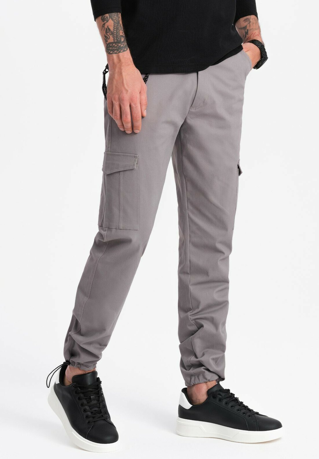 Trendyol Tuta Uomo Regular Fit - Pantaloni Con Tasche In Gomma, 71% Cotone 29% Poliestere, Vita Regolabile Con Coulisse, Collezione Beli And New