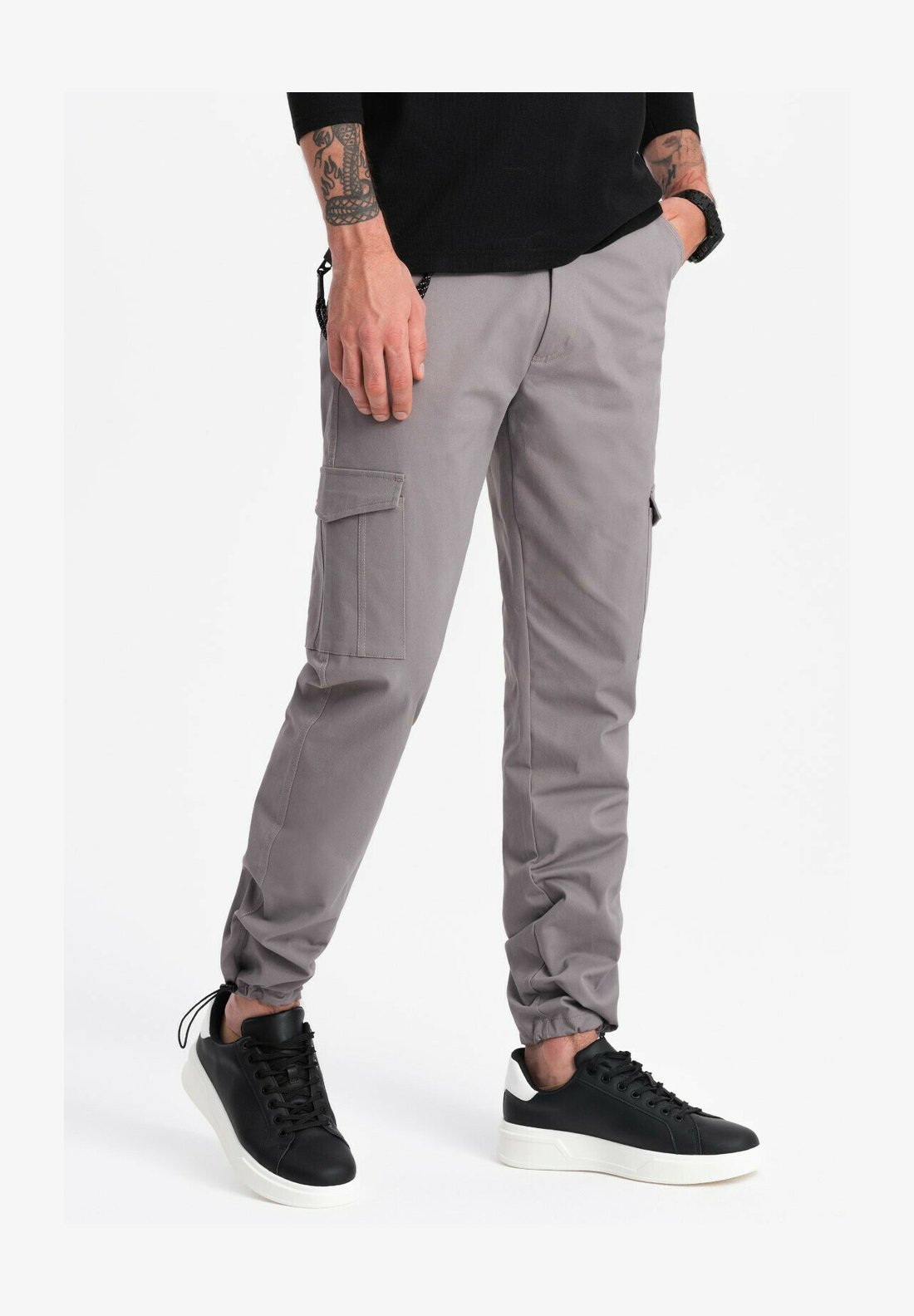 Trendyol Tuta Uomo Regular Fit - Pantaloni Con Tasche In Gomma, 71% Cotone 29% Poliestere, Vita Regolabile Con Coulisse, Collezione Beli And New