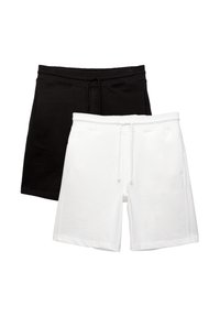 JOGGER - 2-PACK OF BERMUDA - Tepláky - white
