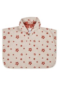 Sterntaler PONCHO BAUERNHOF BLUMEN - Bademantel - ecru