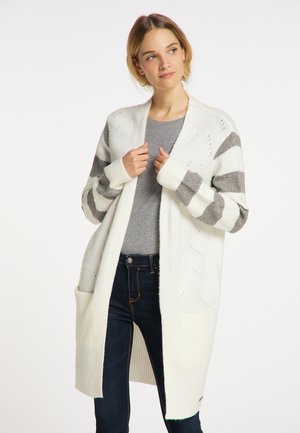 DreiMaster, DREIMASTER STRICKJACKE - Strickjacke - wollweiss