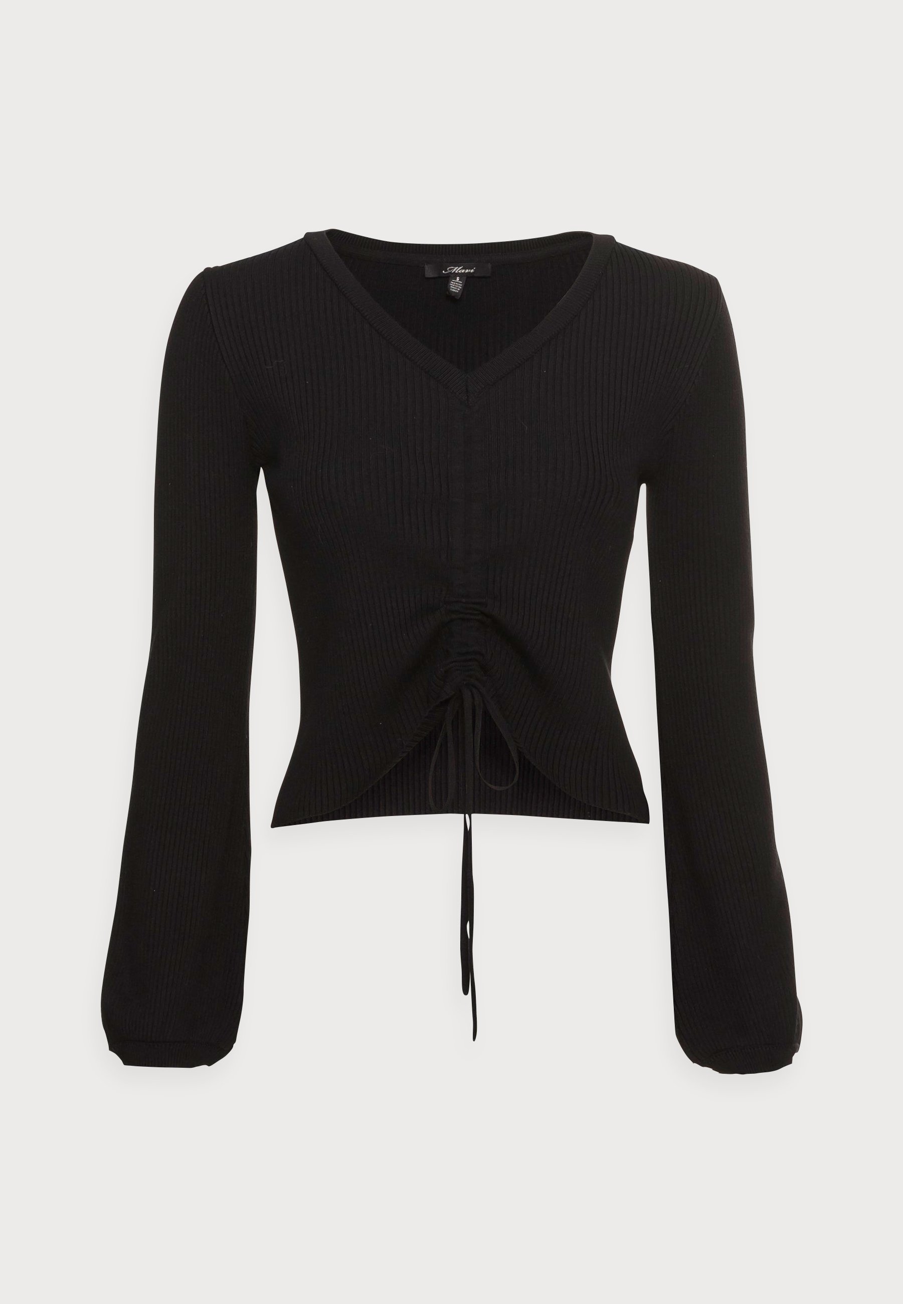 Mavi V NECK SWEATER - Džemperis - black 