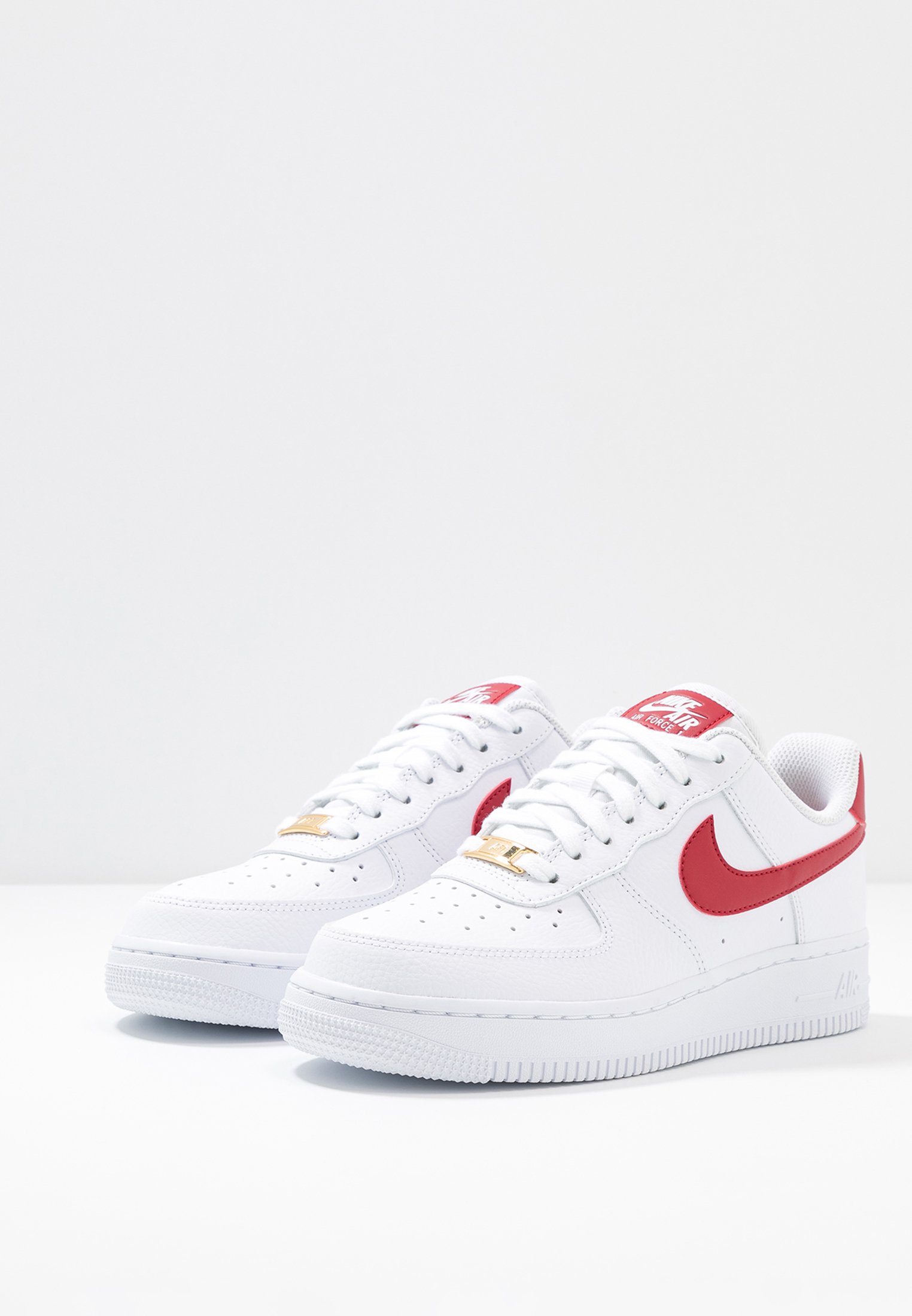 nike air force 1 trainers white metallic rose gold