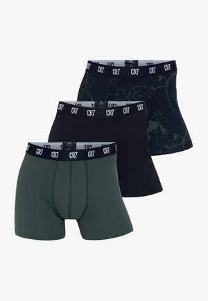 Cristiano Ronaldo CR7, 3 PACK - Trunks - grey/black