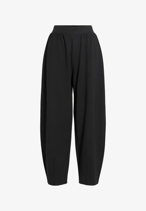VILA, VIMASTRIBA 7/8 HW BARREL PANTS/BFS/RC/1 - Pantalon classique - black beauty