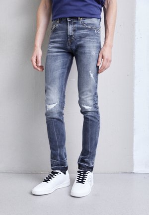 Versace Jeans Couture NARROW DUNDEE - Džínsy skinny fit - indigo