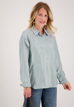 Overhemdblouse - grijs