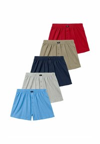 Unselected, rot grau meliert marine khaki hellblau