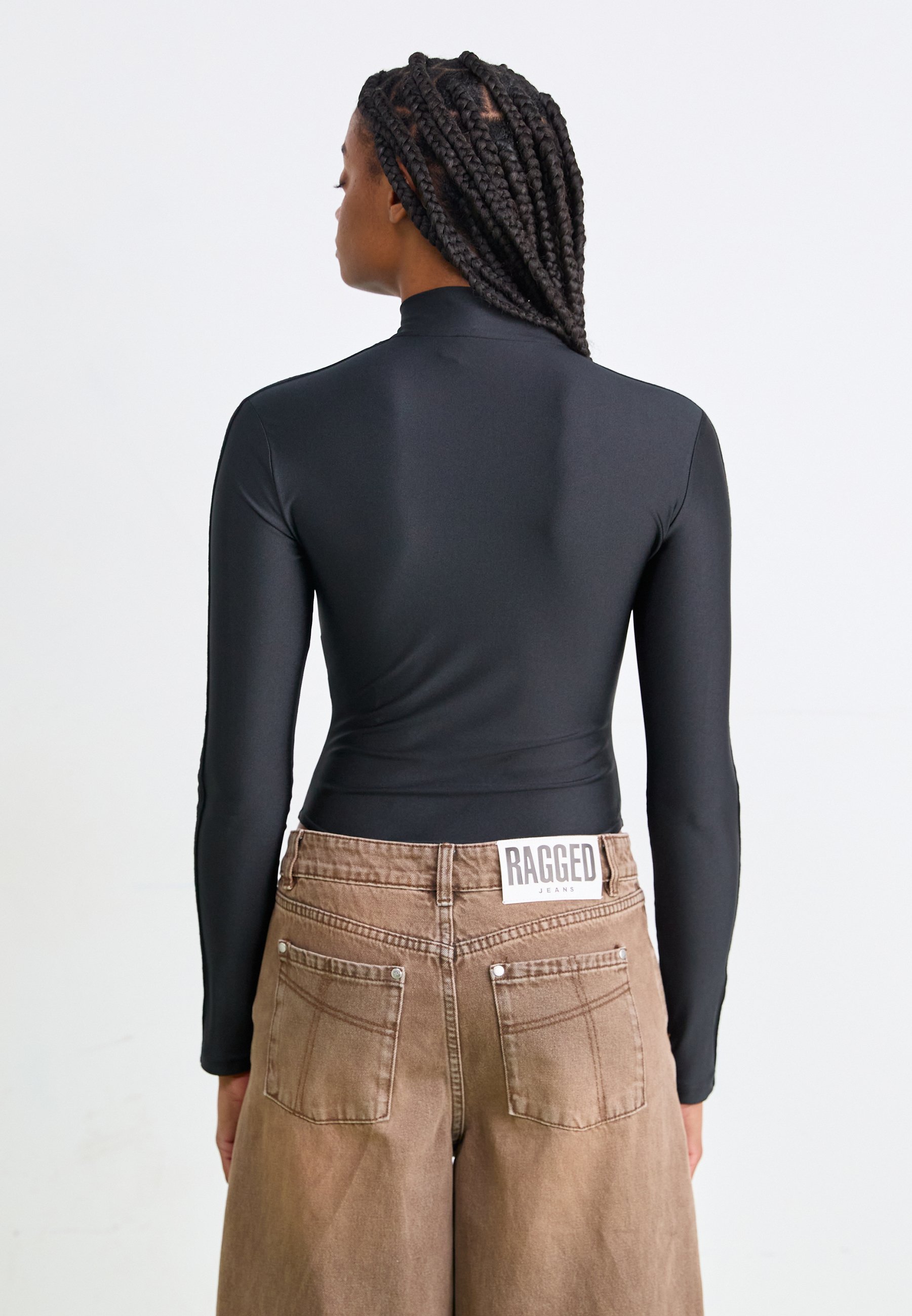 adidas Originals FIREBIRD ZIP-UP - Long sleeved top - black