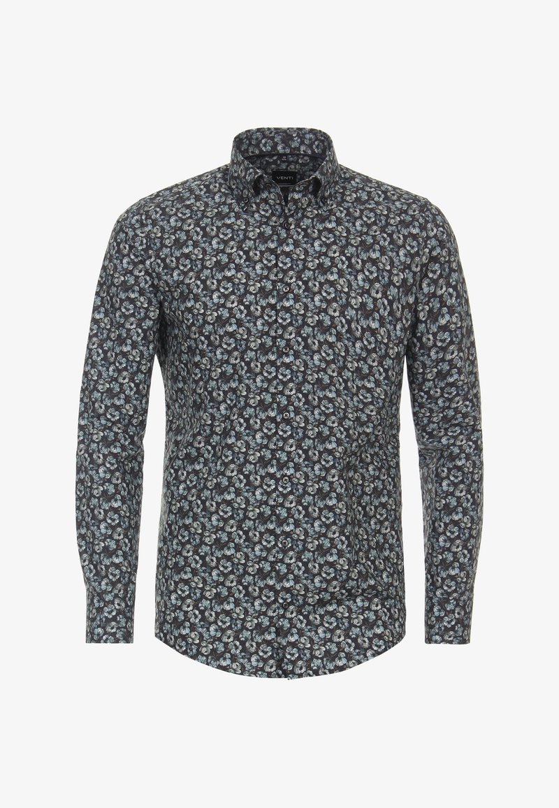 Venti Camicia Business Print Modern Fit, grigio scuro, 50 Venti Camicia Business Print Modern Fit, grigio scuro, 50