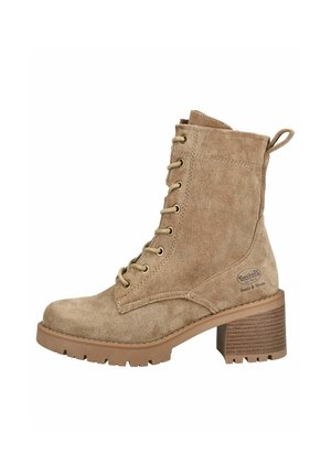 Platform ankle boots - braun
