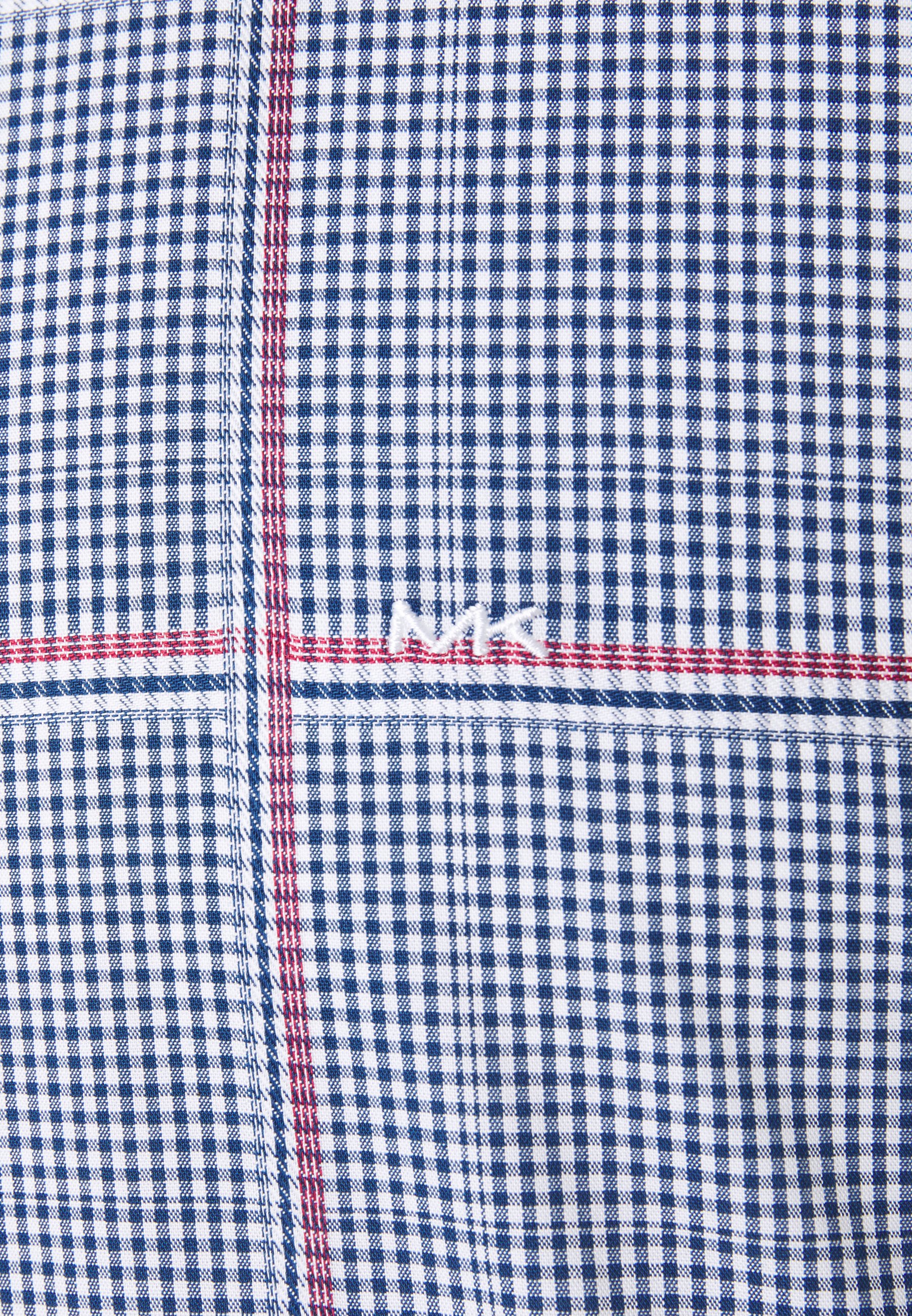 Michael Kors CHECK EASY CARE SLIM Finskjorte navy Michael Kors CHECK EASY CARE SLIM Finskjorte navy
