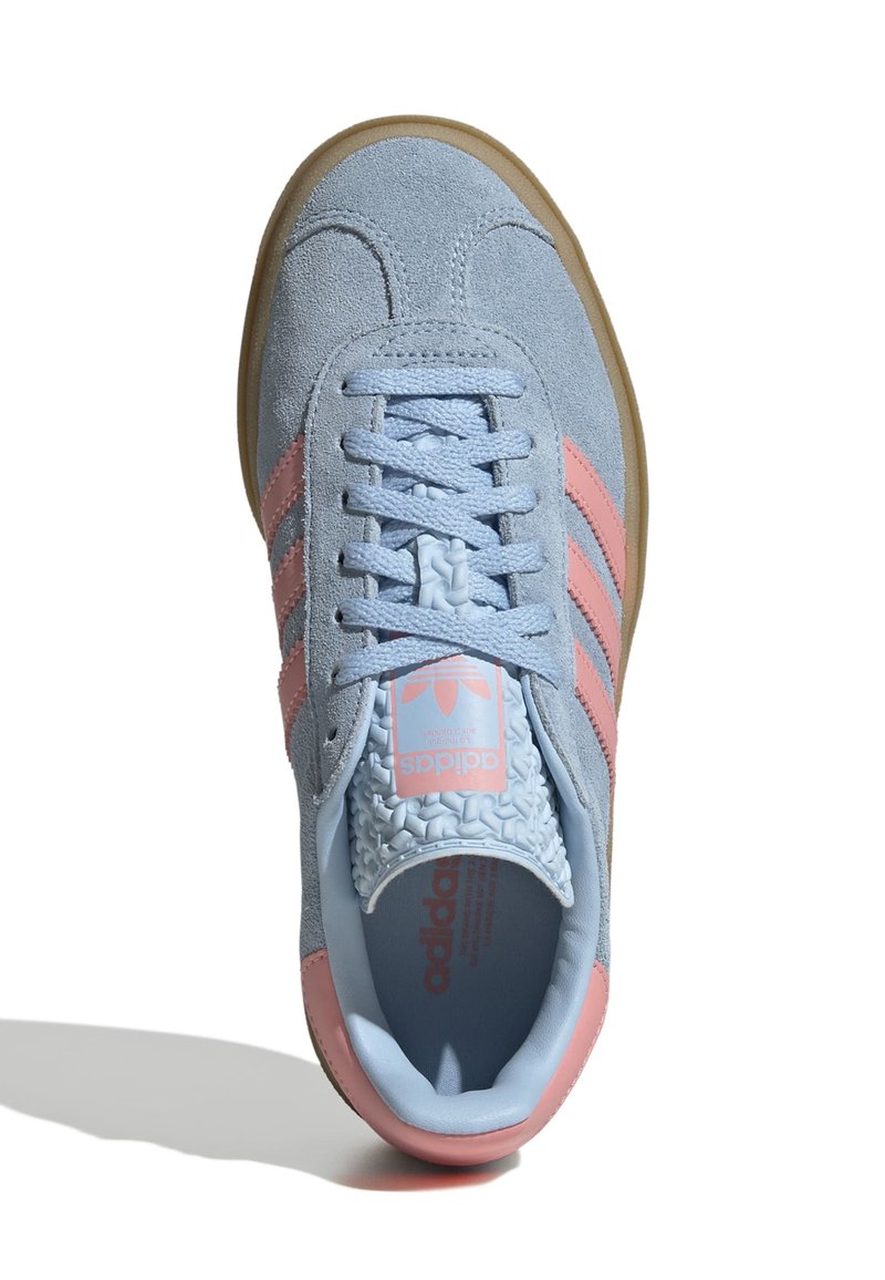adidas Originals GAZELLE BOLD KIDS - Trainers - clear sky semi pink spark  silver met./light blue - Zalando.ie