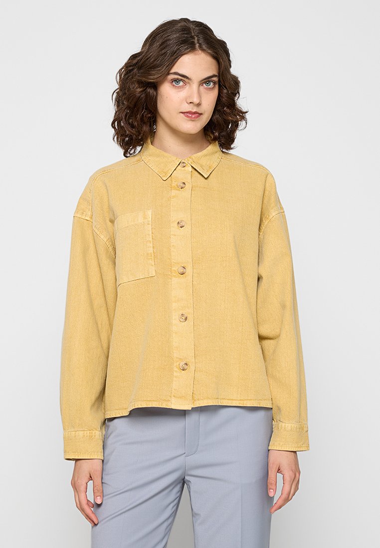 mustang Overhemdblouse geel